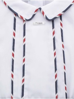 Baby shirt and striped shorts