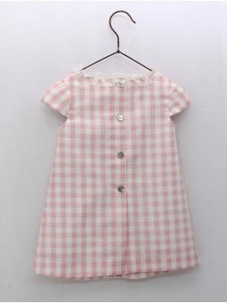 Gingham check dress