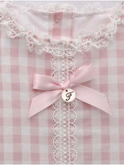 Gingham check dress