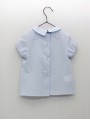 Camisa batista celeste