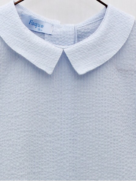 Light blue batiste shirt