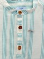 Camisa pescoço mao listras