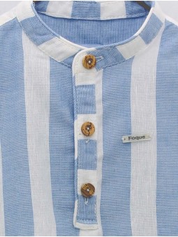 Striped short sleeve shirt