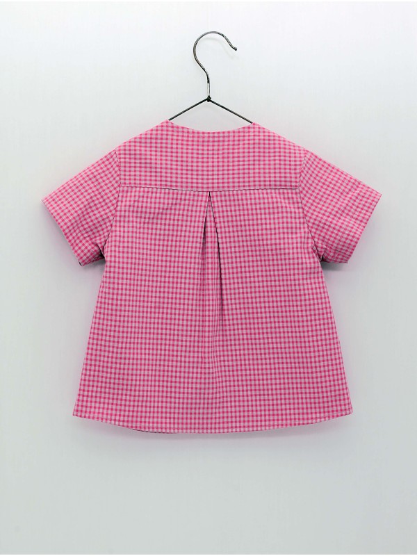 Camisa cuadros fucsia
