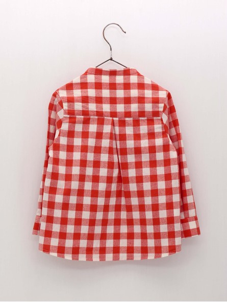 Camisa Vichy manga larga