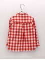 Gingham long sleeve shirt
