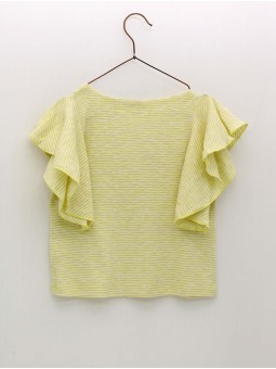 Ruffle sleeve t-shirt