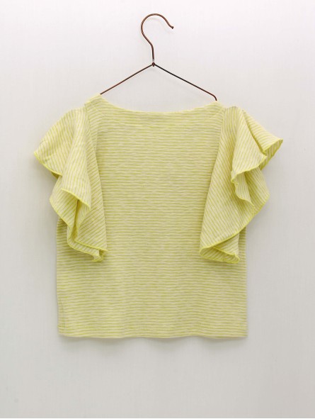 Ruffle sleeve t-shirt