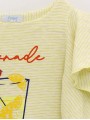 Ruffle sleeve t-shirt