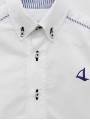 White shirt collar