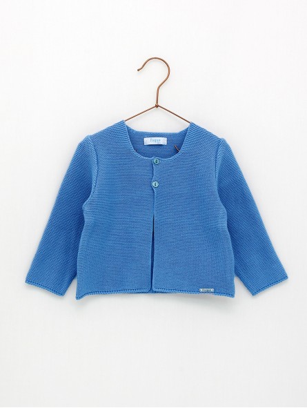 Garter stitch jacket
