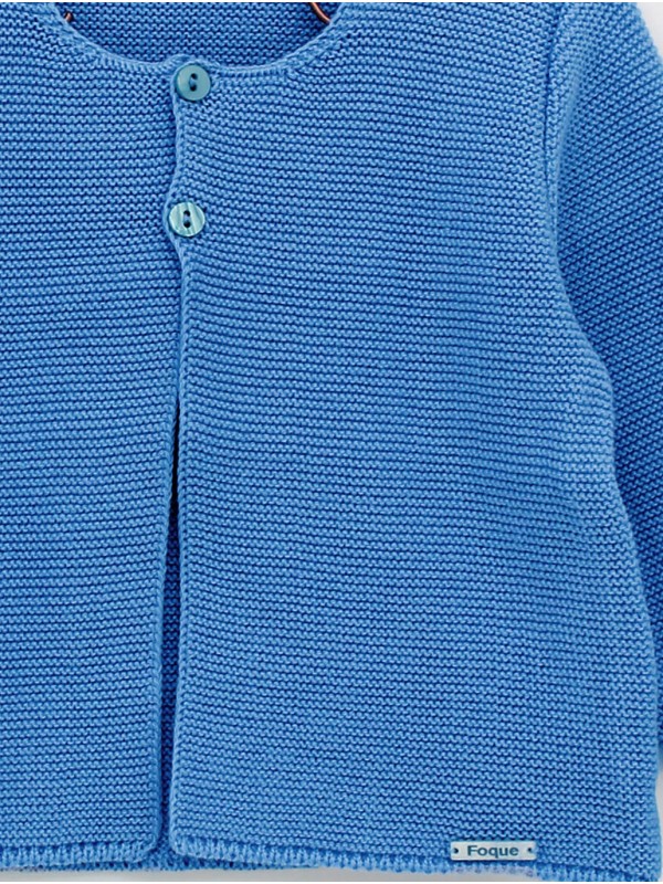 Garter stitch jacket