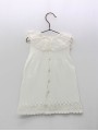 Vestido punto con puntilla valencienne