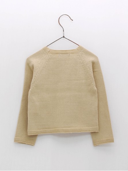 Chaqueta larga bolsillos simulados