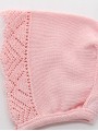 Bonnet with openwork
