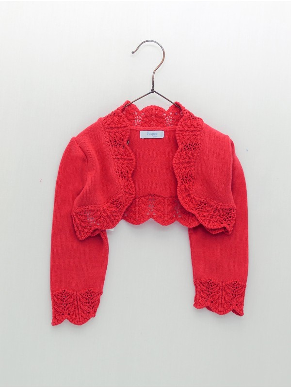 Jacket with waves and openwork