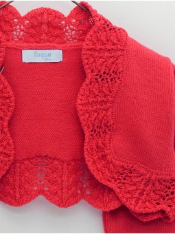 Jacket with waves and openwork