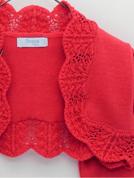 Jacket with waves and openwork