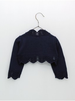 Chaqueta con ondas e calados