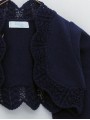 Chaqueta con ondas y calados