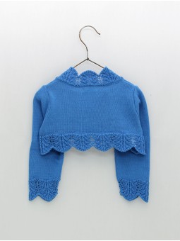Chaqueta con ondas e calados