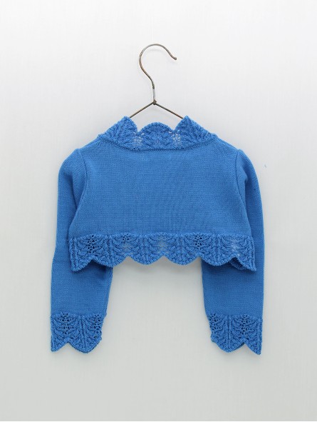 Chaqueta con ondas e calados