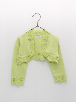 Chaqueta con ondas y calados