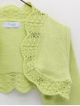 Jacket with waves and openwork