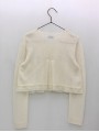 Chaqueta larga con entredós valencienne