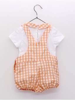 Nana T-shirt and dungarees set