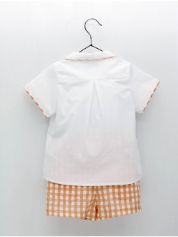 Conxunto camisa e pantlón curto Nana