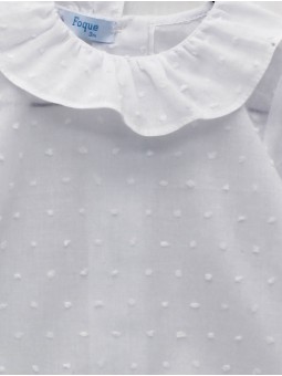 Blusa plumeti cuello volante