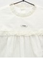 Betania Valenciennes lace babygrow