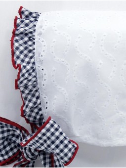 Nico embroidered bonnet