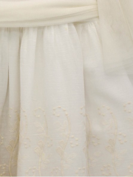 Betania Embroidered Fretwork Dress