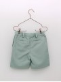 Pantalón Curto Algodón e Liño