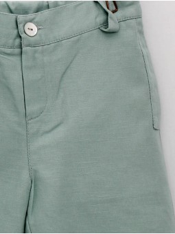 Pantalón Corto Algodón y Lino
