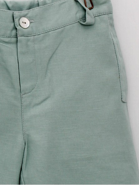 Cotton and Linen Shorts