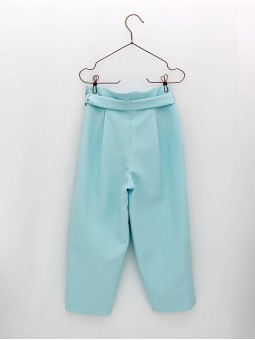 High-waisted trousers