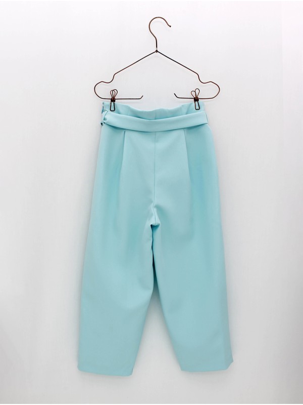 Pantalón longo talle alto
