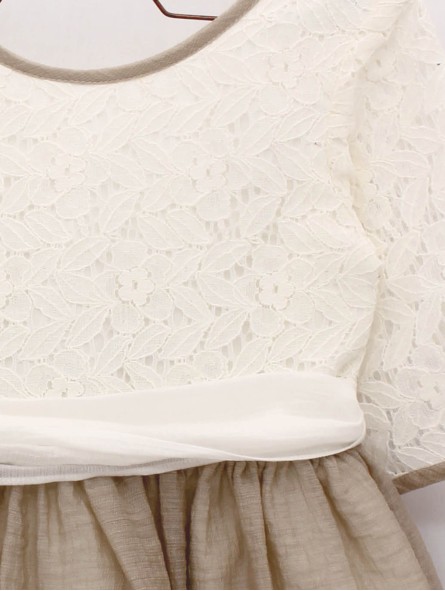 Vestido corte cintura Amélie