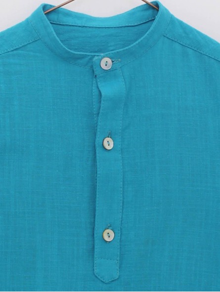 CAMISA EFECTO BAMBULA CUELLO MAO CC. CLEO