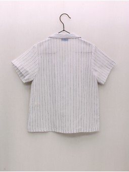 CAMISA RAYA FINA MANGA CORTA CC. DANTE