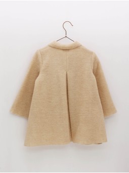 Boiled wool coat