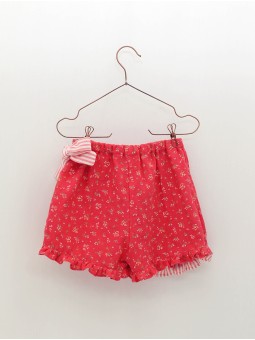 Saia Pantalón flores