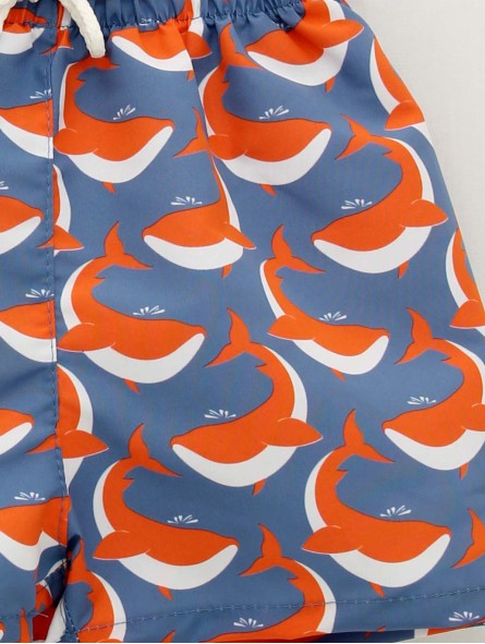 Whales boys’ swimming costume