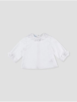 Blusa branca manga longa