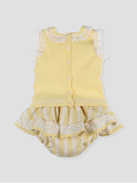 Campiña Inglesa baby girl set