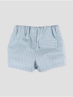 La Toscana Striped cotton shorts