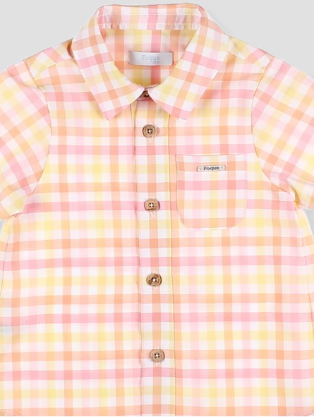 Camisa Quadros Holanda